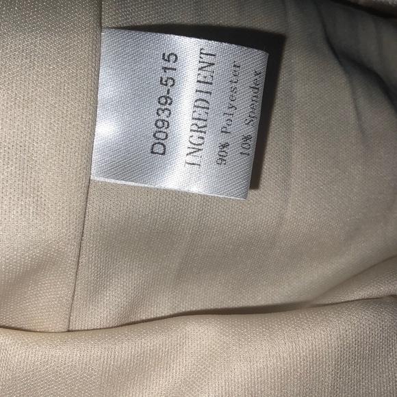 Corset Bodice Cocktail Dress. Champagne Color NWT. One size S left!. - Picture 11 of 11